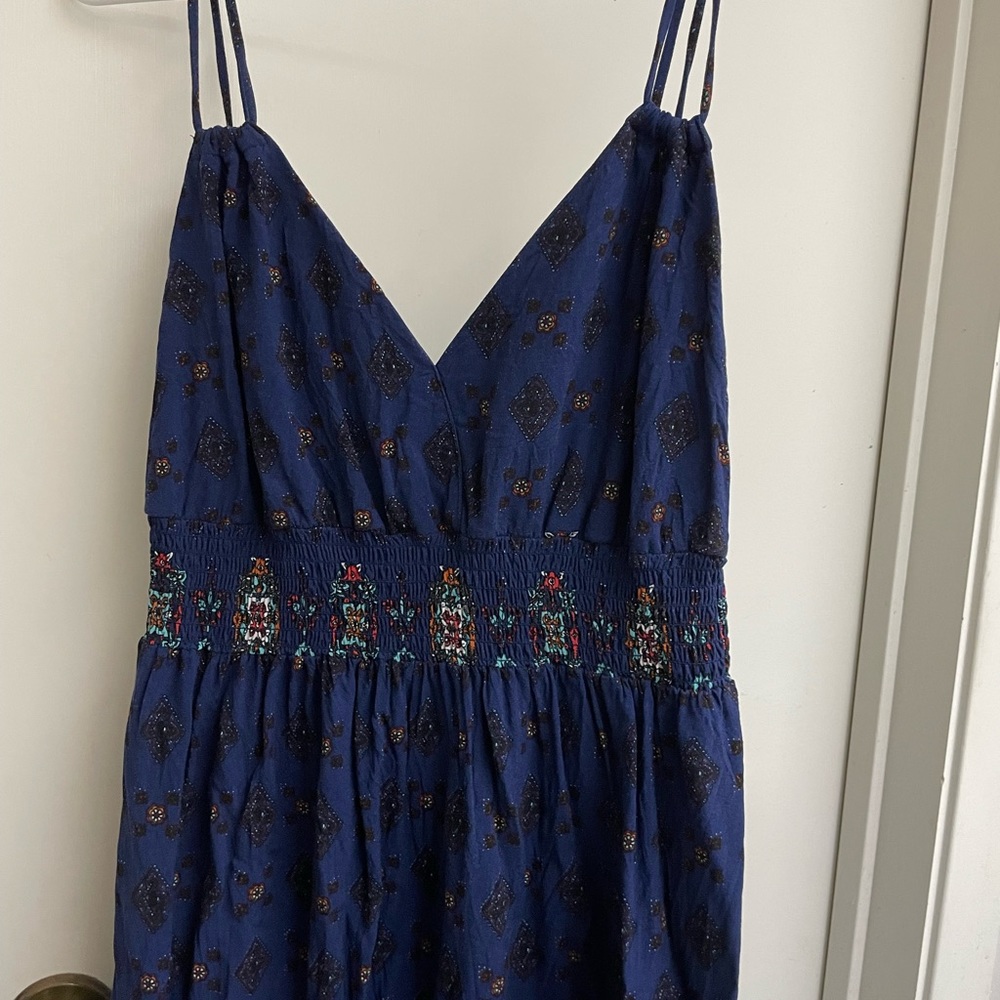 Maxi dress with spaghetti straps